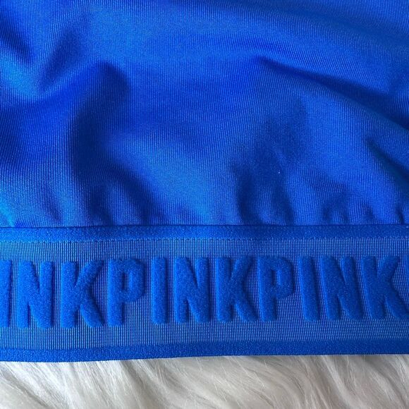 PINK Victoria's Secret ULTIMATE Unlined Mesh Racerback Sports Bra Bralette Size - Picture 6 of 9